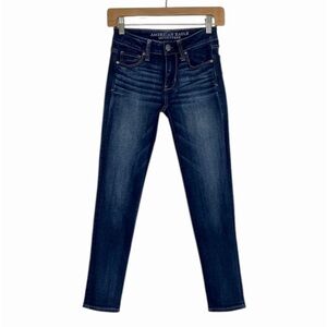 American Eagle Skinny Dark Wash Women's Jeans | Sz 0 Short
